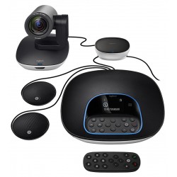 Logitech ConferenceCam Group + Expansion Mics - Система для видеоконференций, Plug-and-play, USB