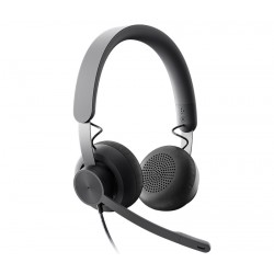 Logitech Zone Wired Headset [981-000870] - Проводная USB-гарнитура, UC